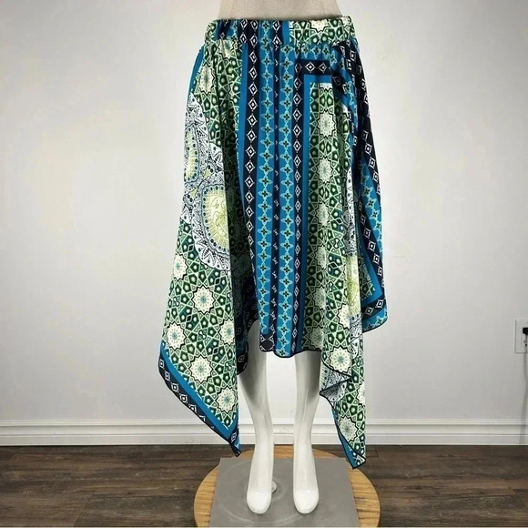 ❤️ By & by Funky Festive asymmetrical skirt L - Picture 1 of 10